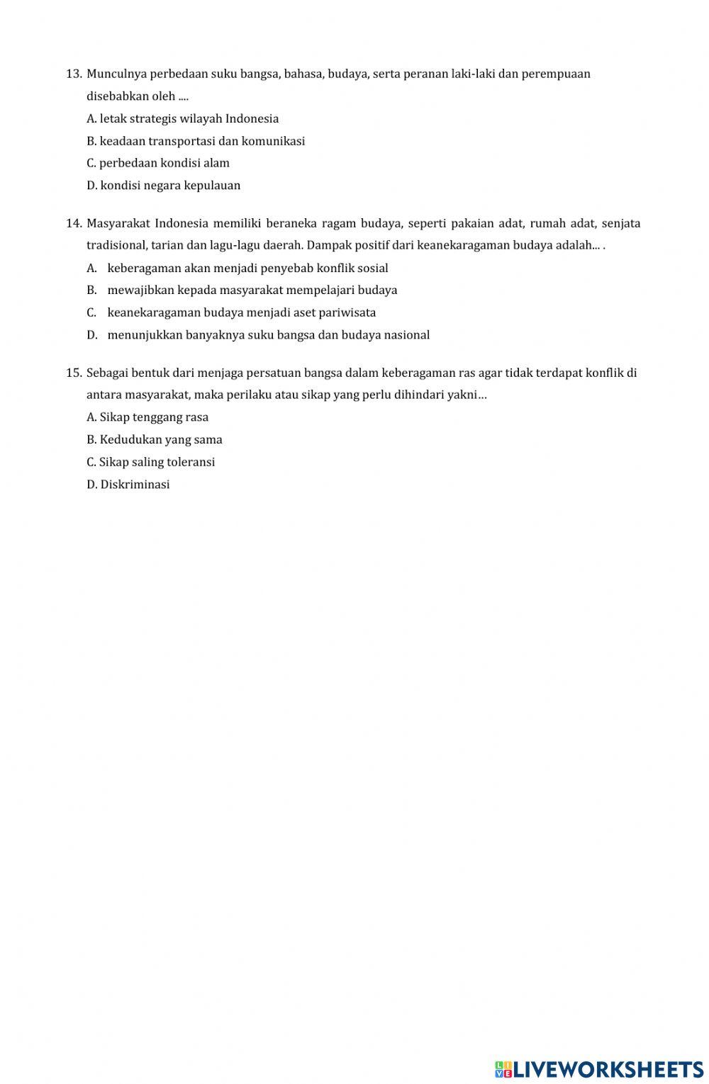 Soal pts pkn kelas 7