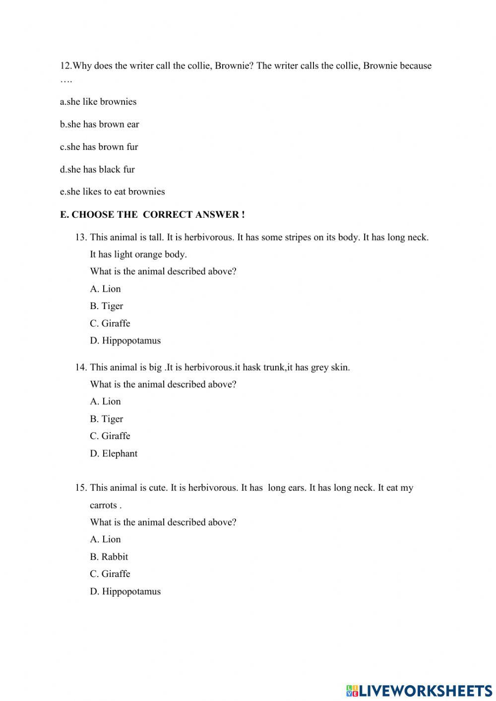 Soal pts b inggris kelas 7