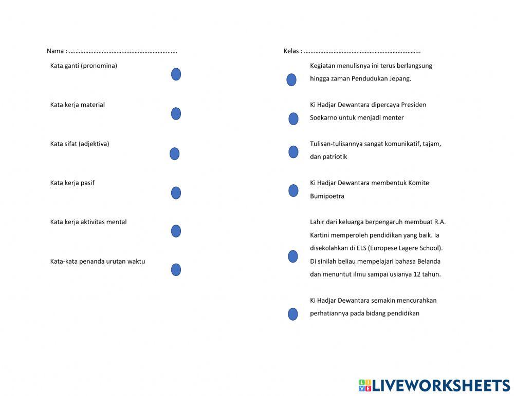 Latihan kaidah teks biografi