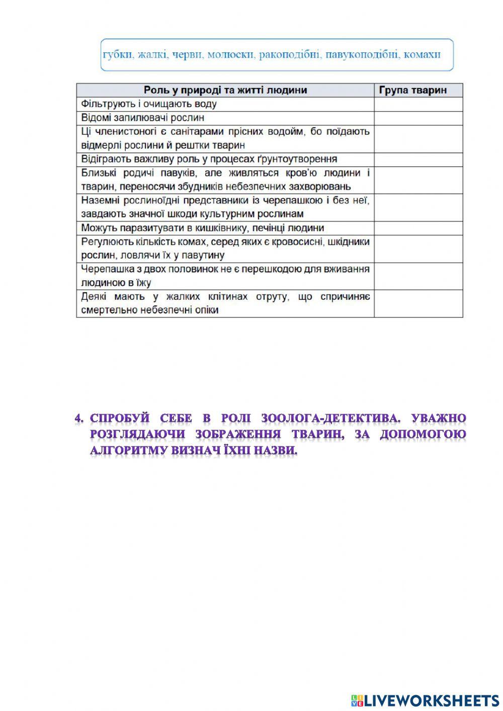 Хто такі безребетні тварини
