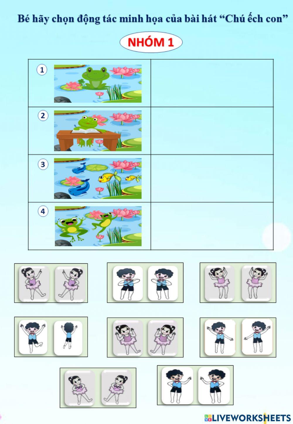 Bt chú ếch con nhóm 1