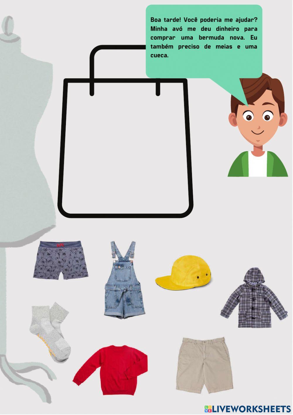 Ajude o cliente — Roupas