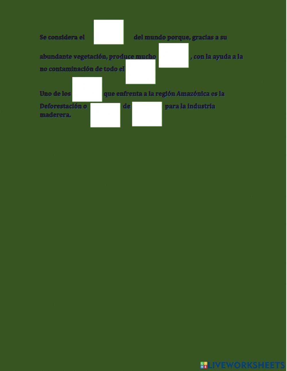 La Amazonía u Oriente