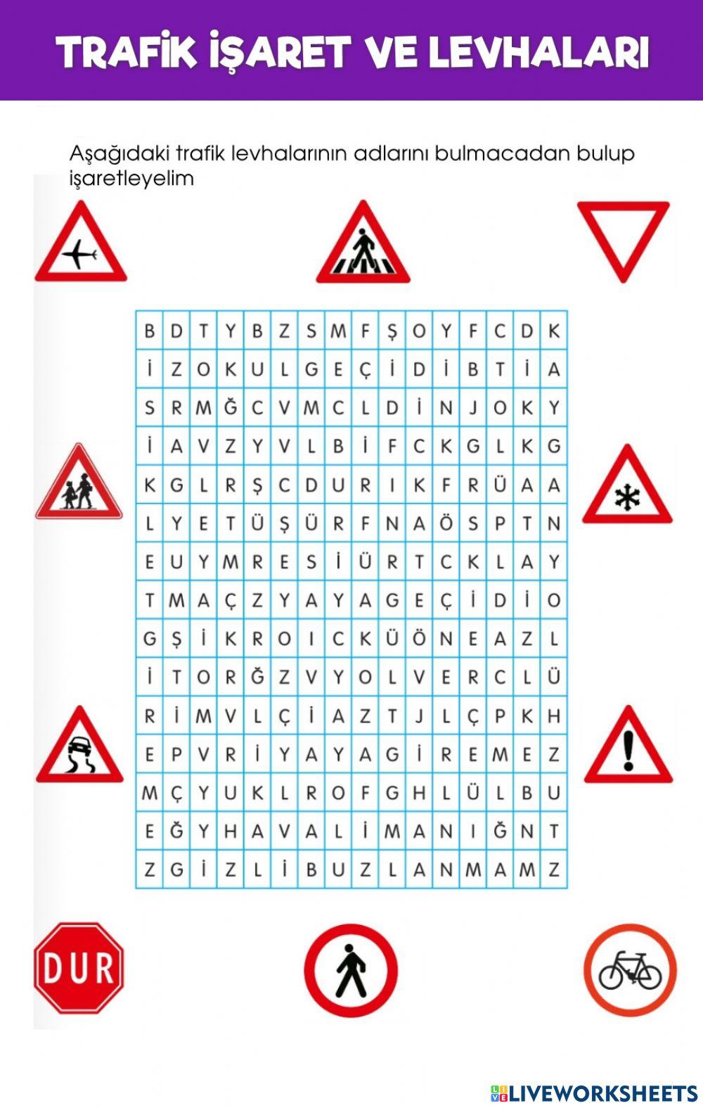 Trafik İşaret Ve Levhaları