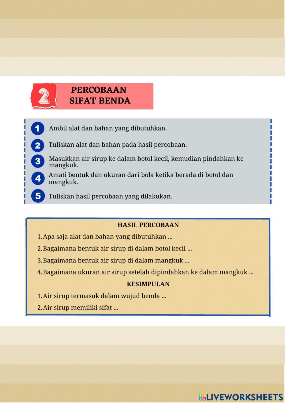 Ipa lkpd sifat-sifat wujud benda