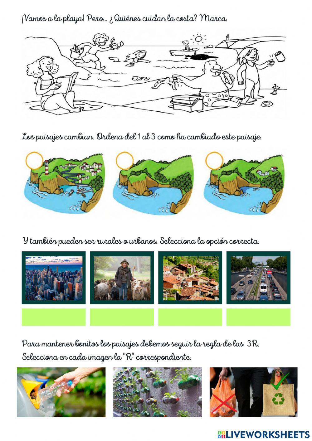 Excursión por los paisajes.