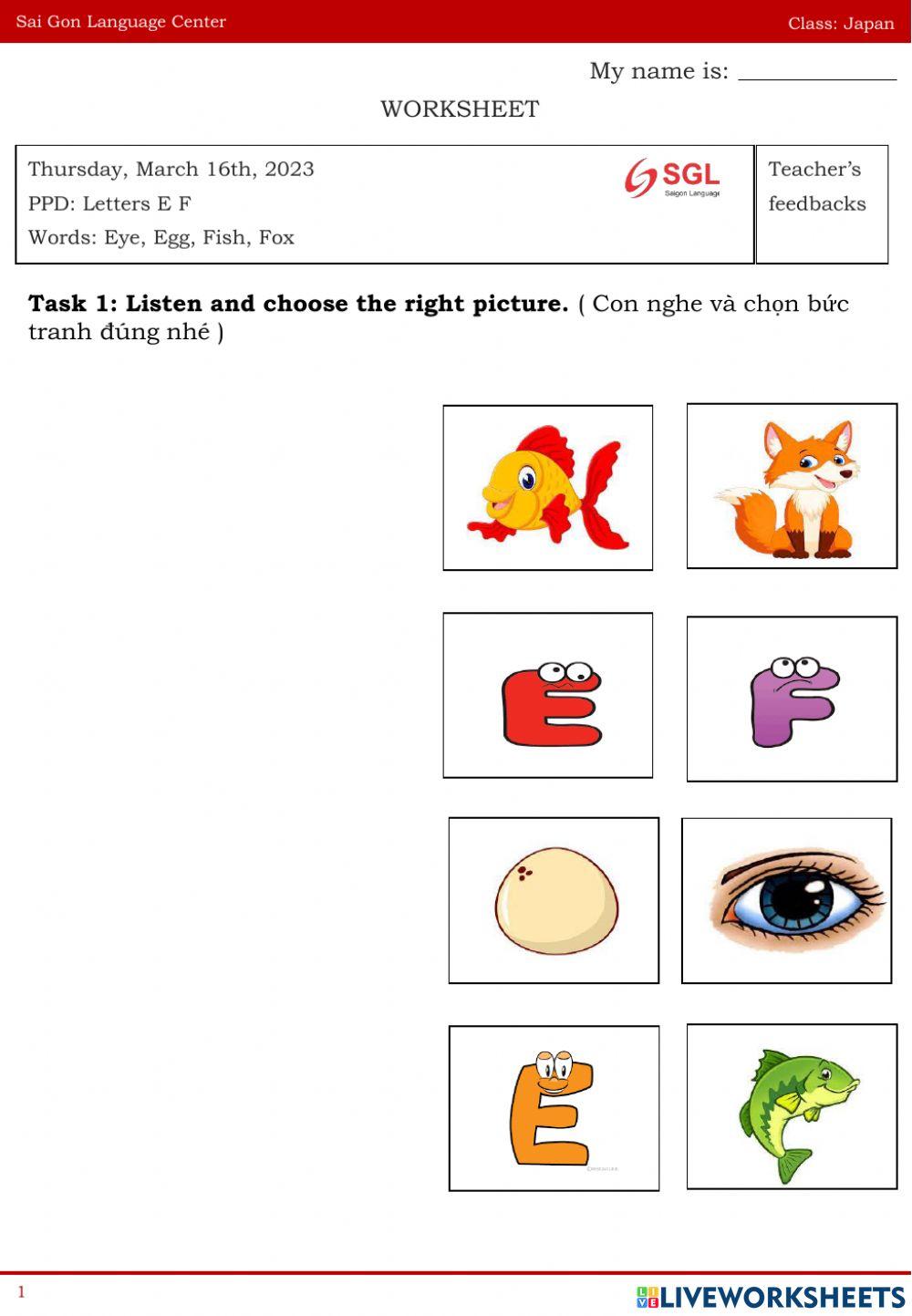 Ppa1 letter e f 16.03