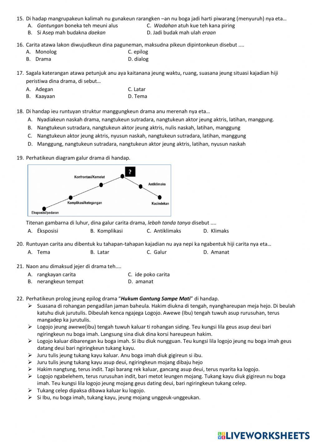 Latihan pat bahasa sunda kelas 9