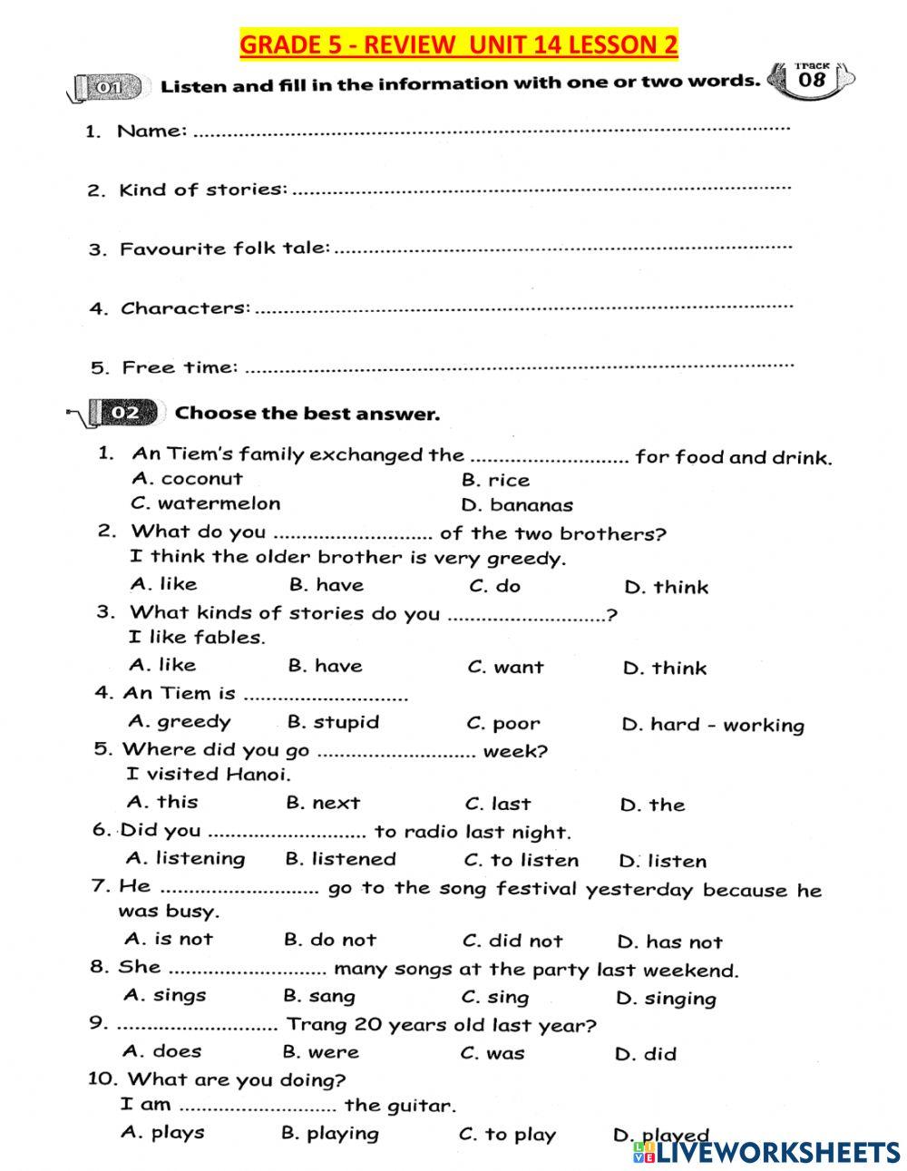 G5-review unit 14 lesson 2