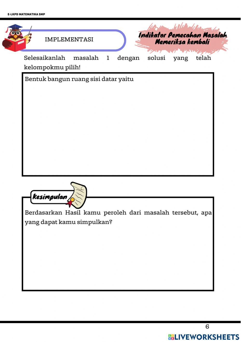 Mengenal bangun ruang sisi datar