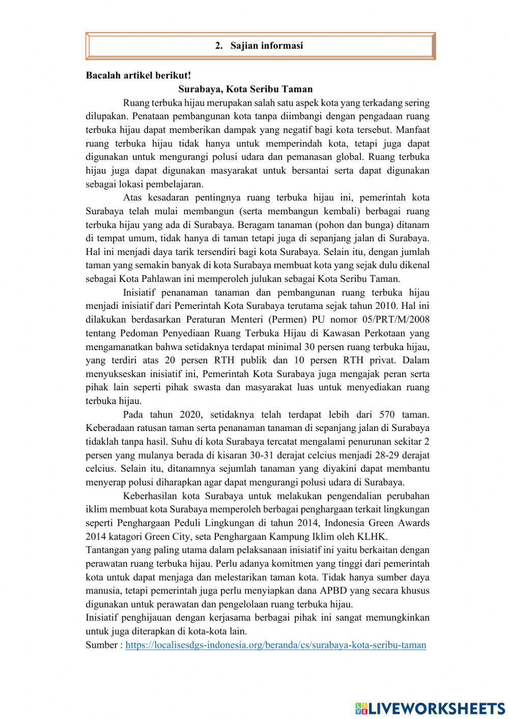 LKPD Pencemaran Udara (Kota Surabaya)