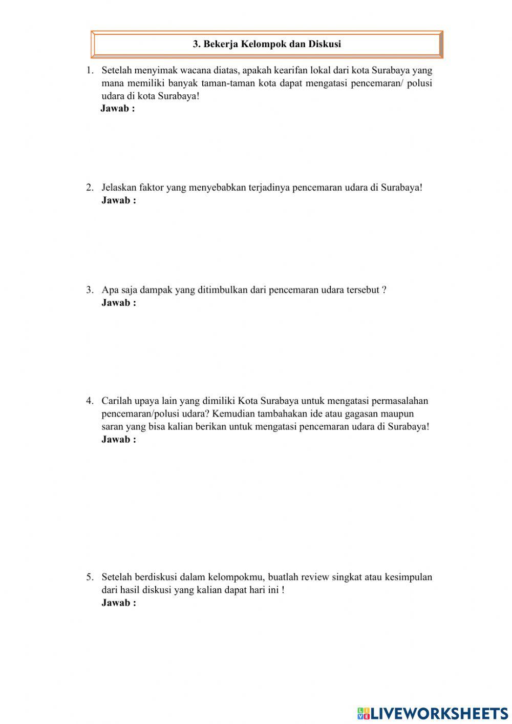 LKPD Pencemaran Udara (Kota Surabaya)
