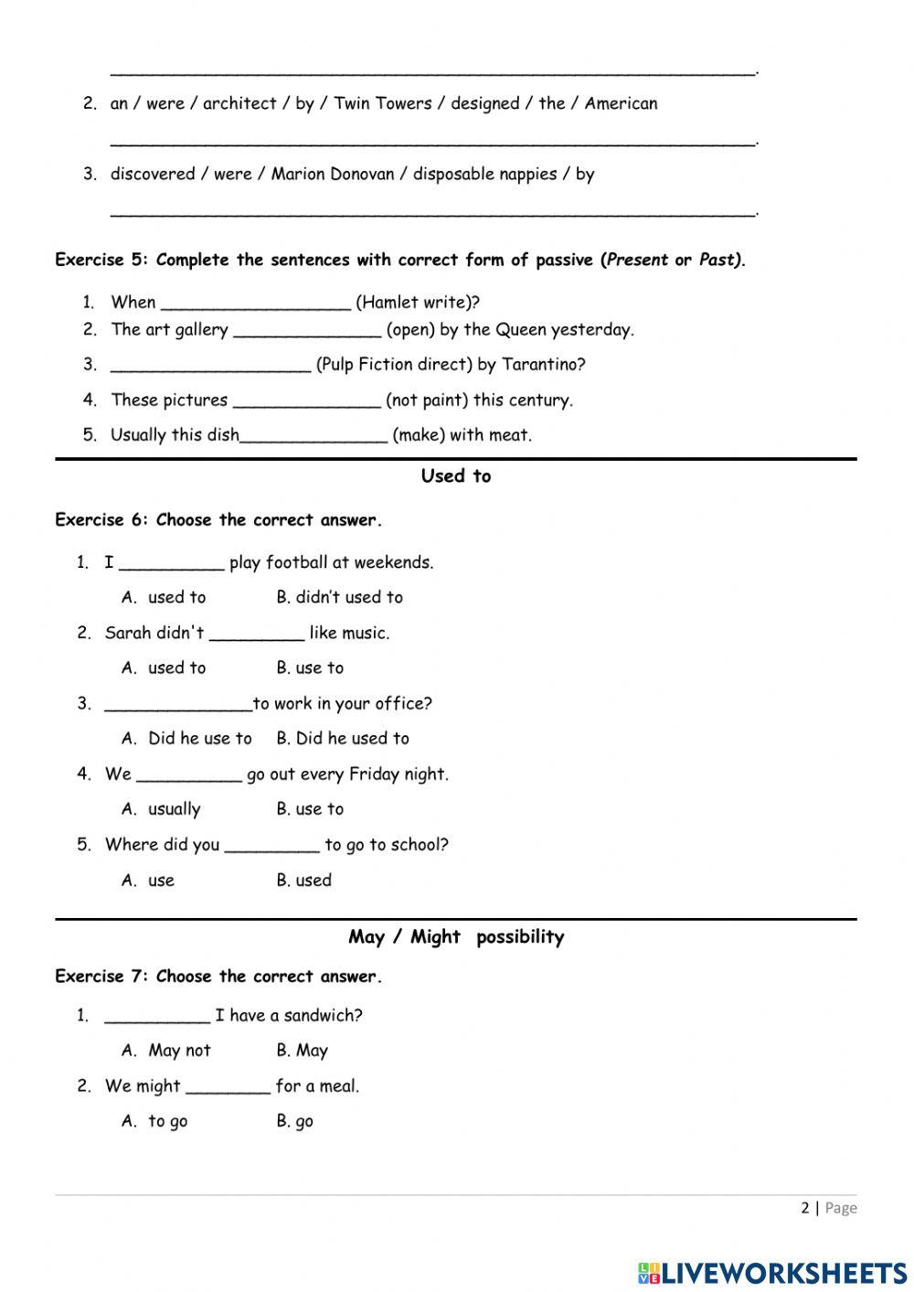 GEP 6 Grammar Review