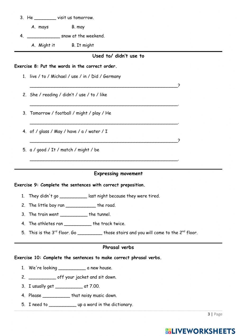 GEP 6 Grammar Review