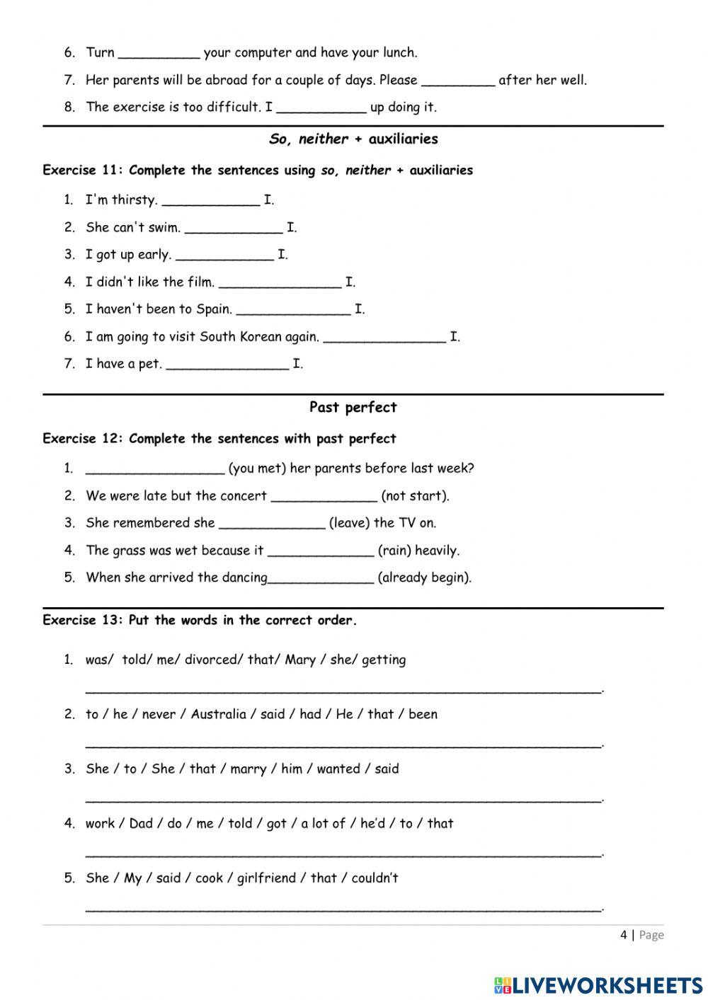 GEP 6 Grammar Review