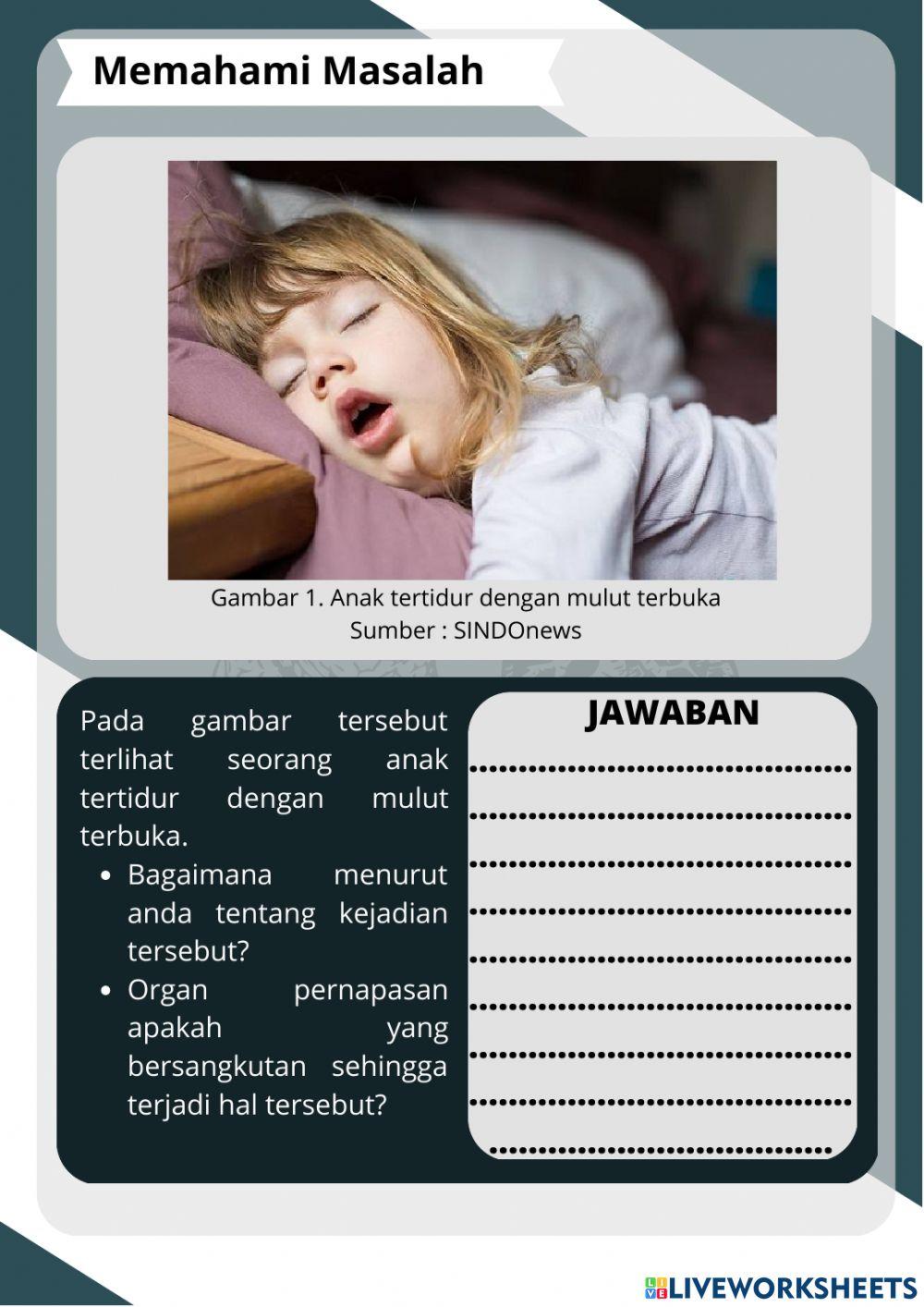 E-LKPD berbasis Diagram Scaffolding materi -Sistem Pernapasan Manusia-