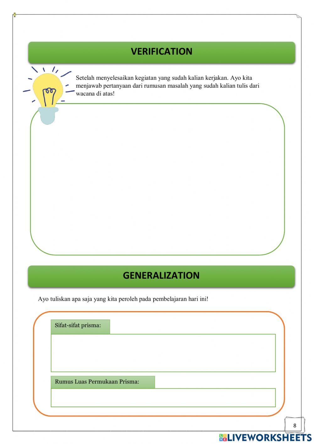 Luas permukaan prisma