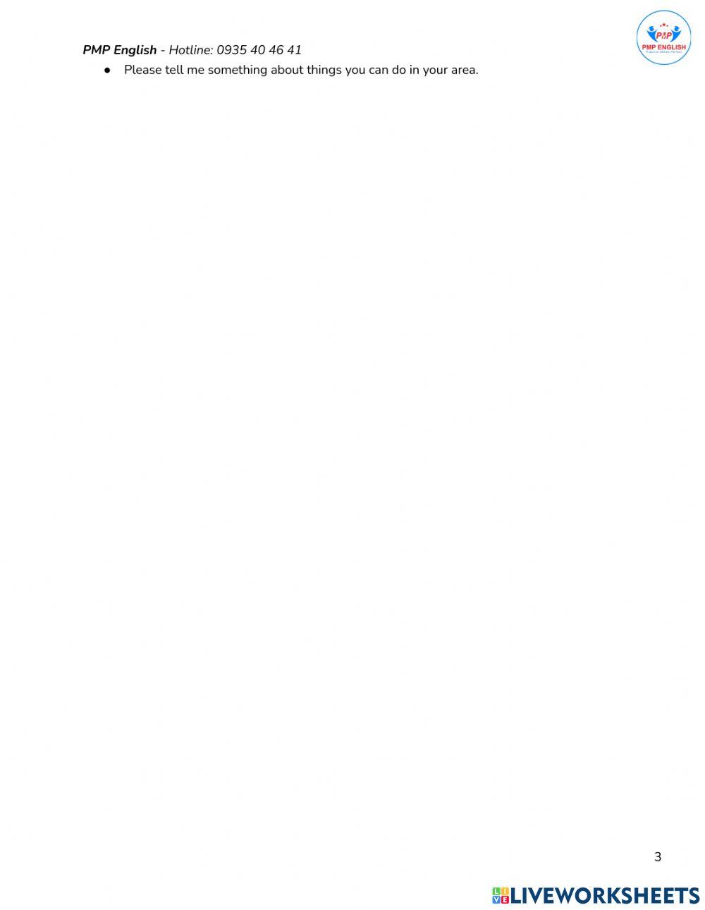 Prepare 2 - Unit 14.1 Around the town