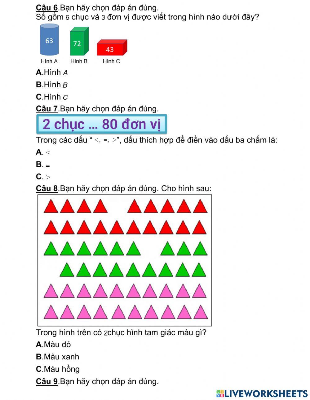 Đề ôn tập số 38 cấp tỉnh