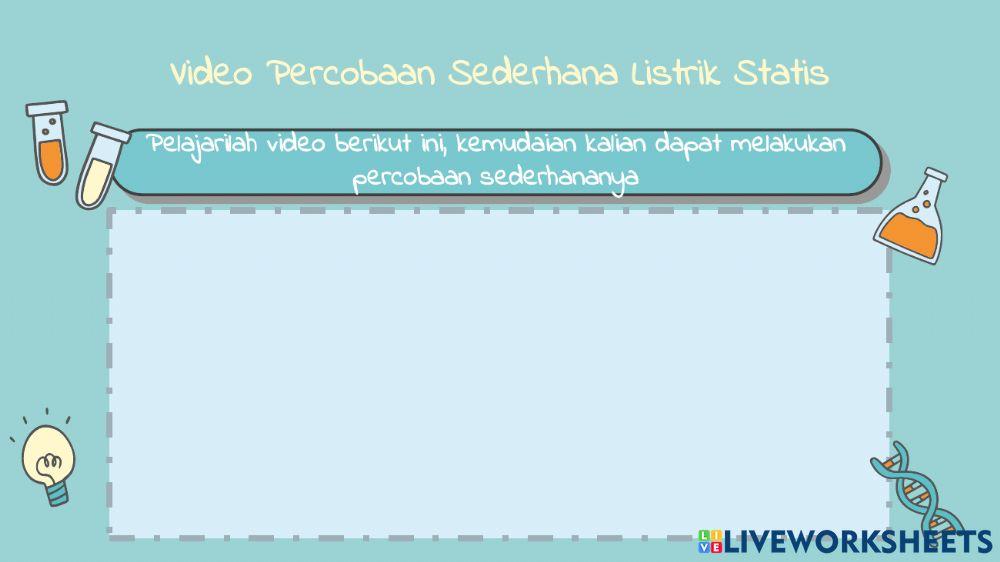 Lks percobaan sederhana listrik statis kelas 9