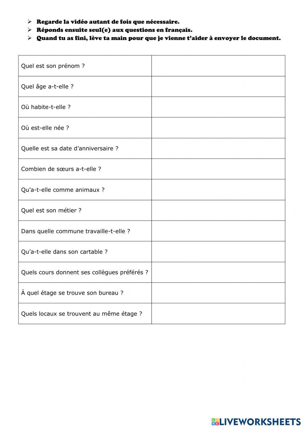 Zich voorstellen + school