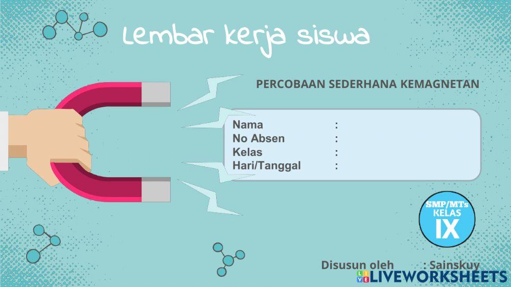 Lks percobaan sederhana kemagnetan kelas 9