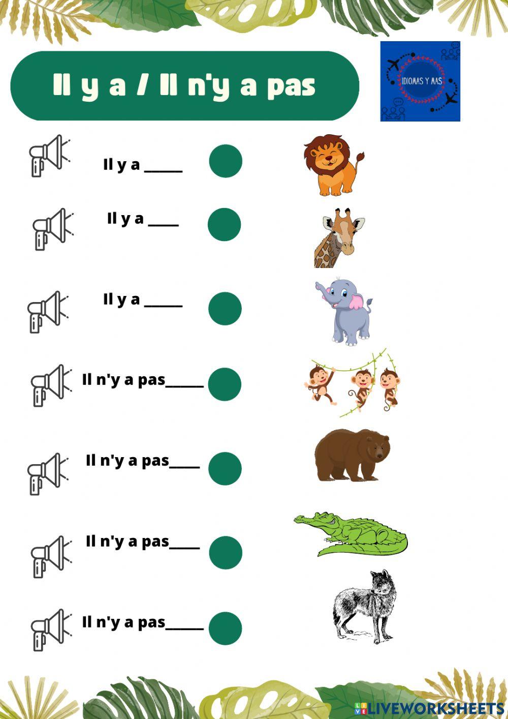 Il Y A Il N y A Pas Interactive Worksheet Live Worksheets il-y-a-il-n-y-a-pas-interactive-worksheet-live-worksheets