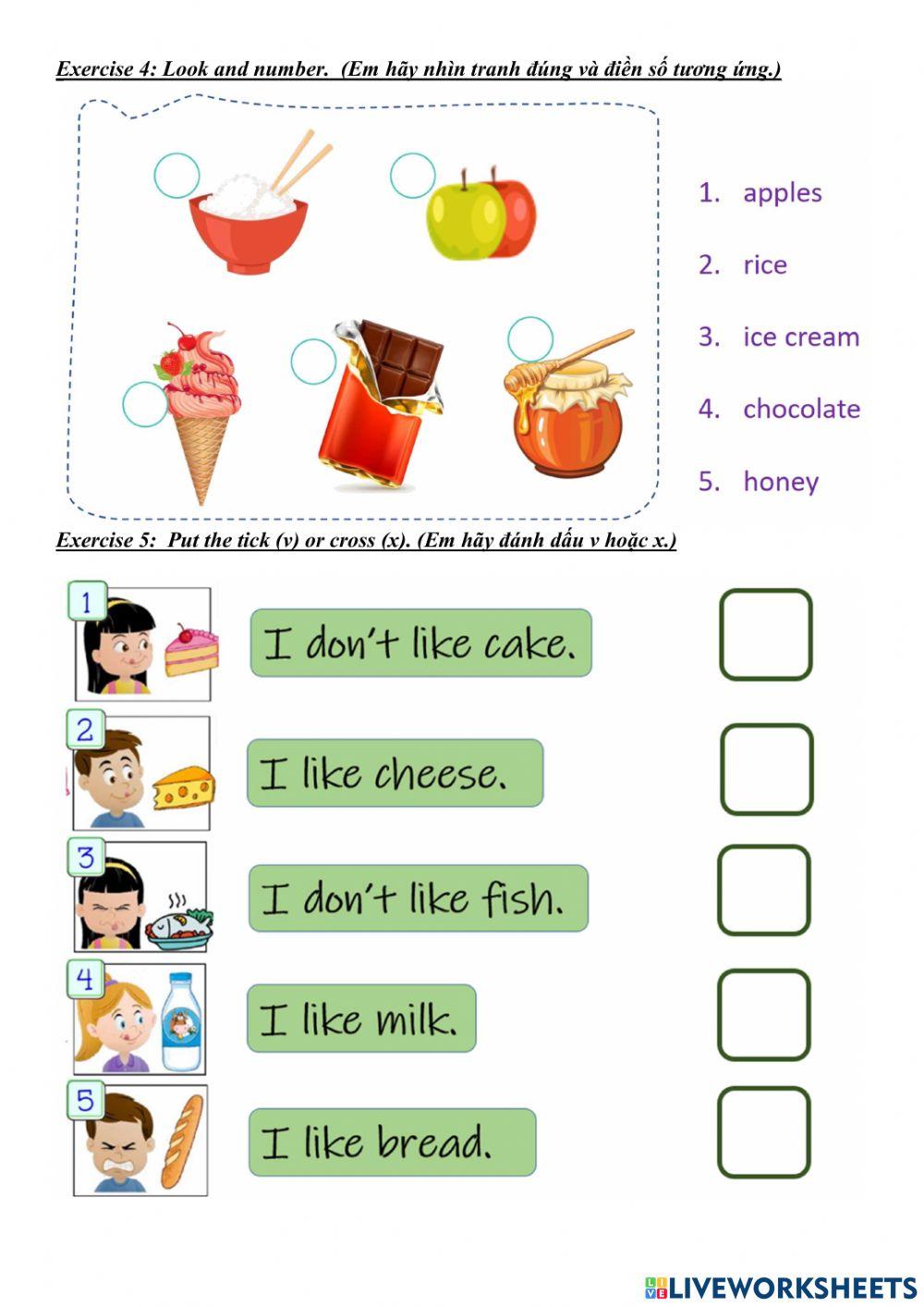 Week 27 grade 1 food