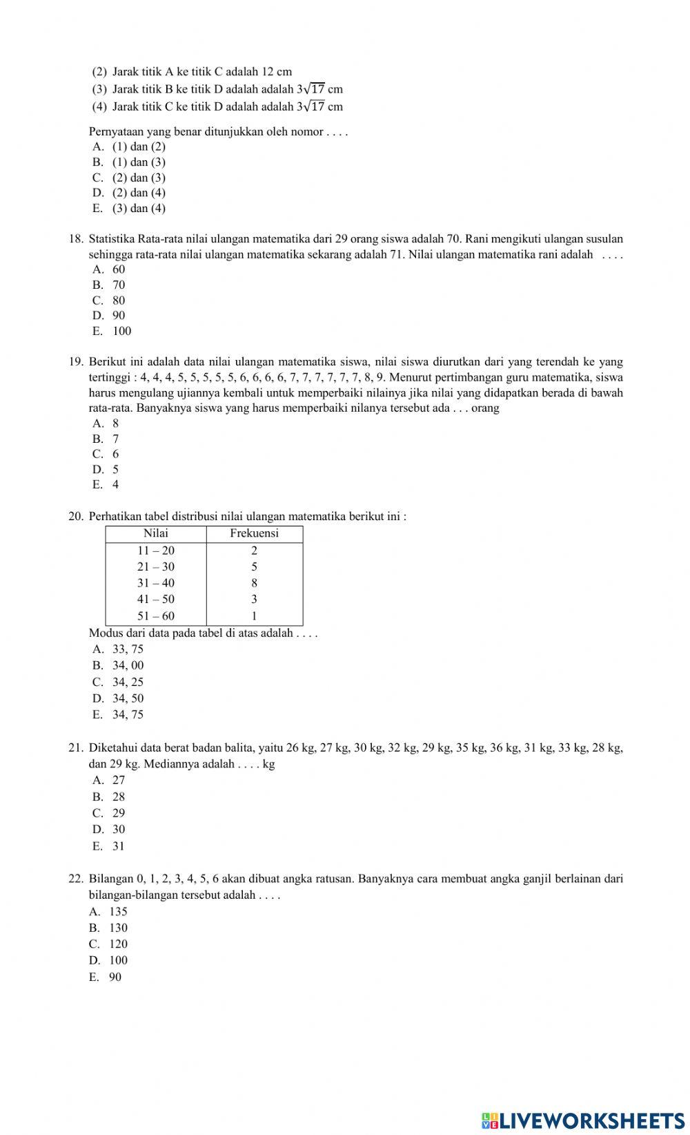 Try out us matematika