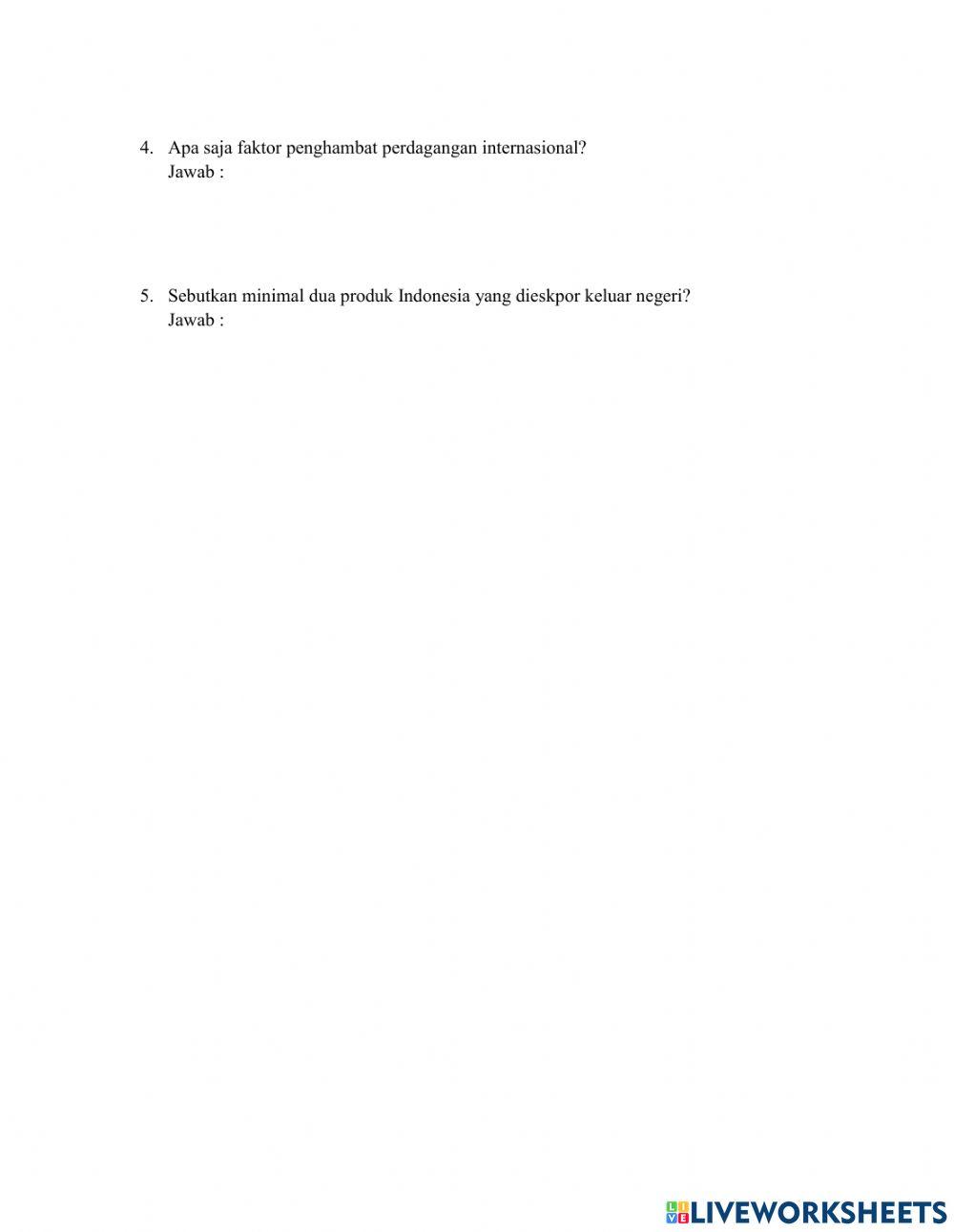 LKPD Perdagangan Internasional