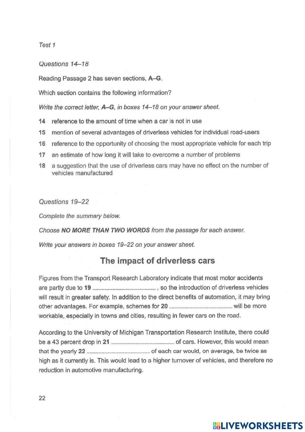 Ielts cambridge 15 - reading test 1 - part 1