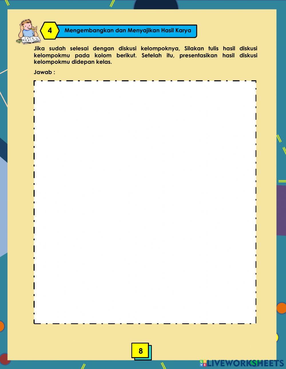 Lembar Kerja Peserta Didik Elektronik (E-LKPD) Berbasis Problem Based Learning