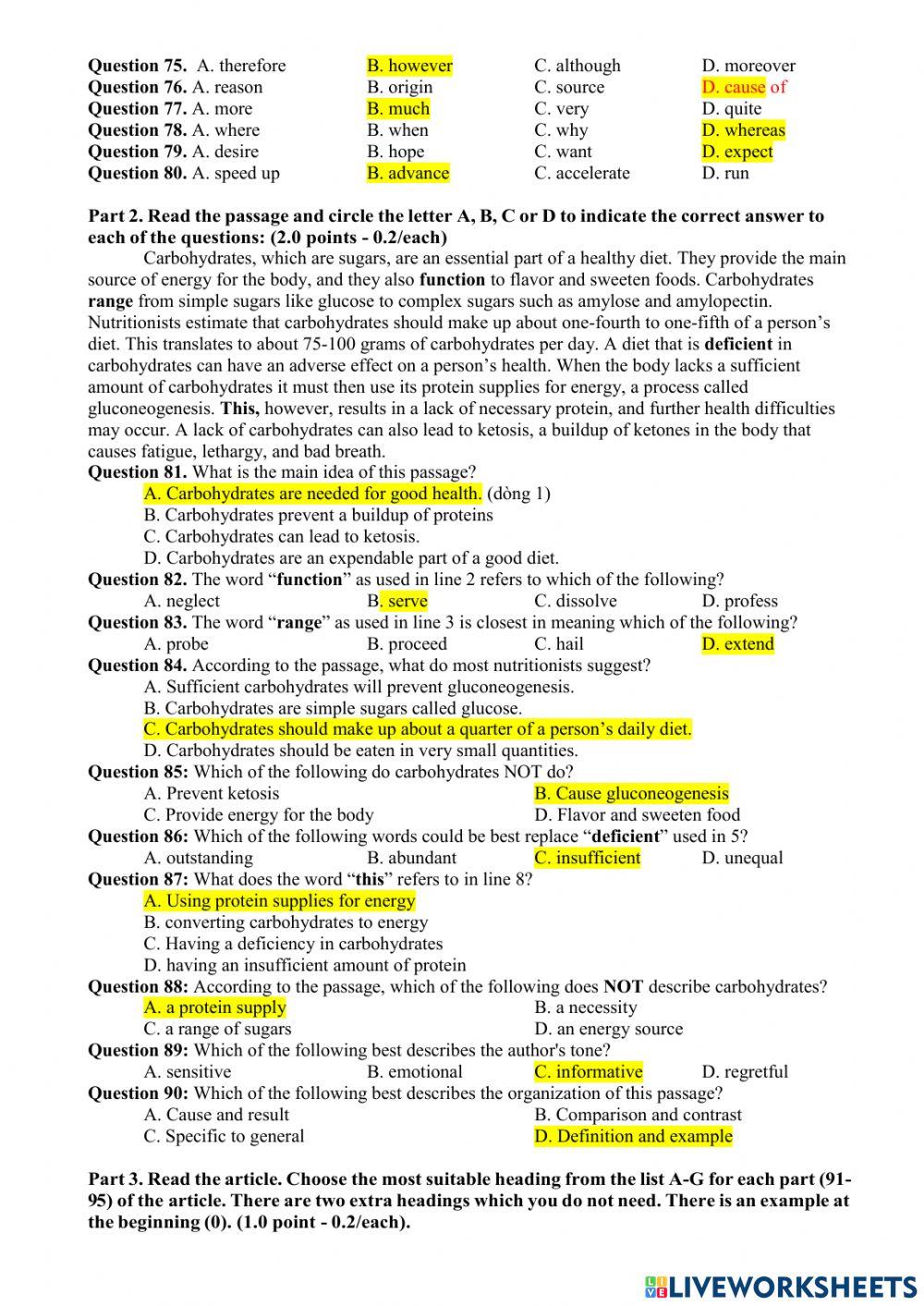 Olympic 10 - key test 2