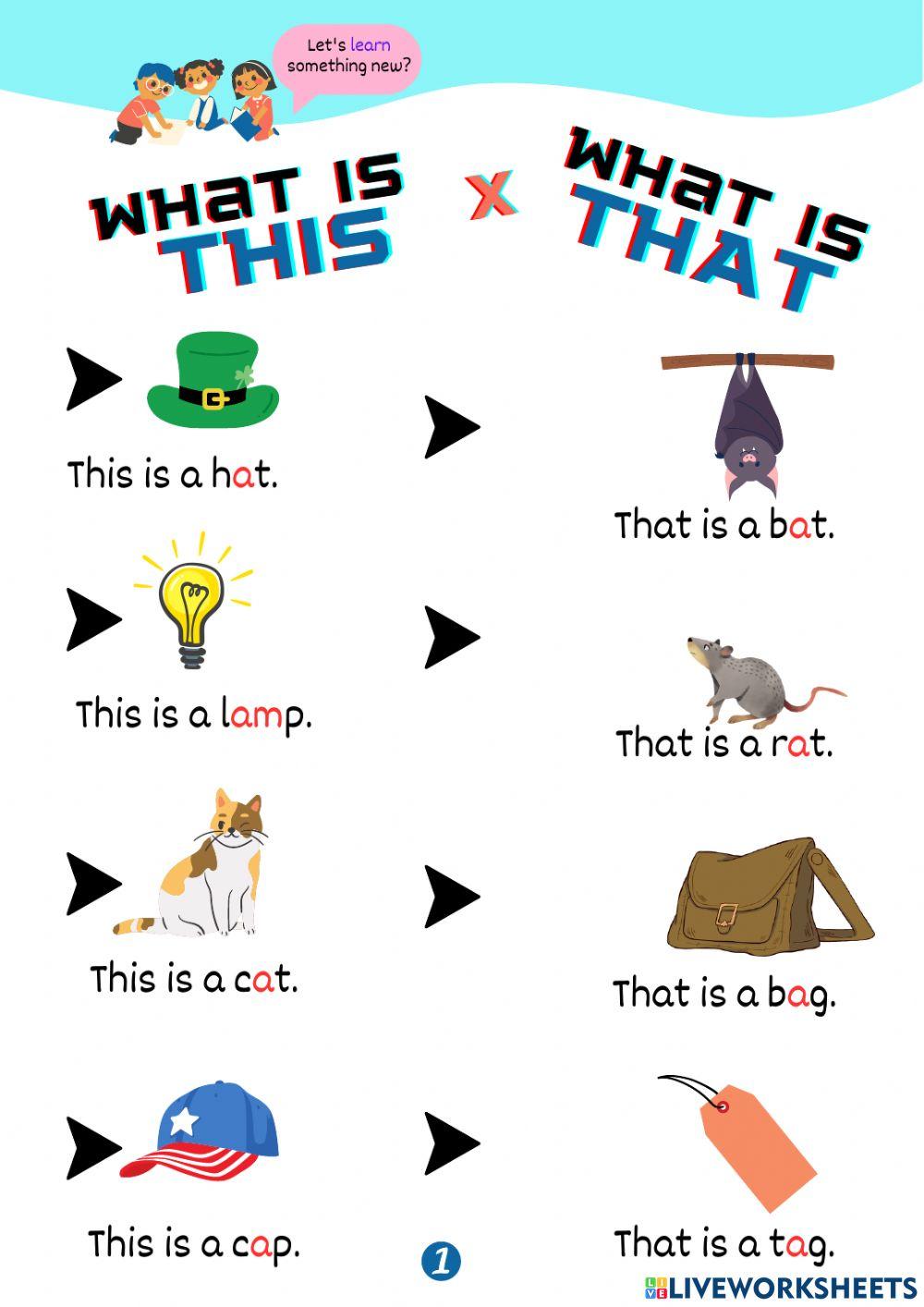 This, that, these, those