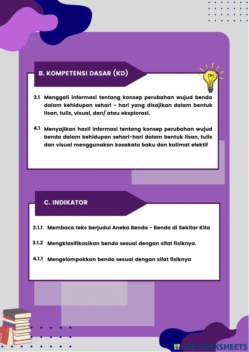 LKPD Perubahan Wujud Benda