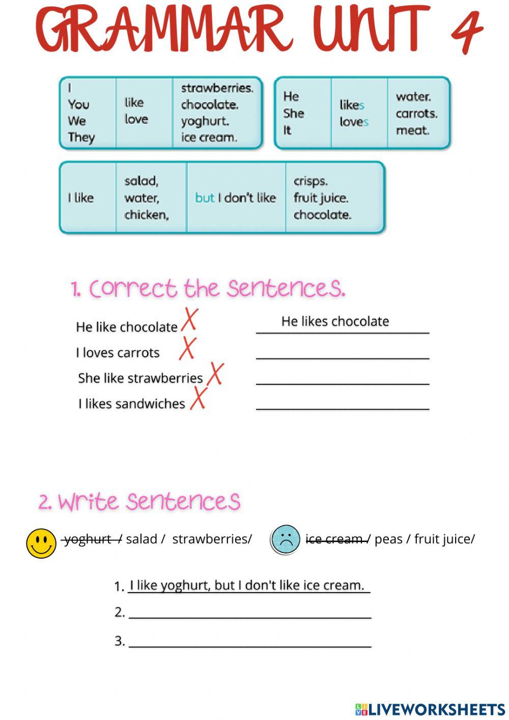 Ficha 3: GRAMMAR Ficha 3: GRAMMAR