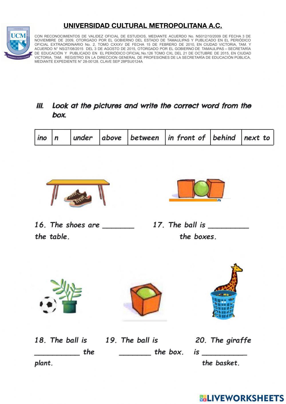 Segundo parcial. ingles ii