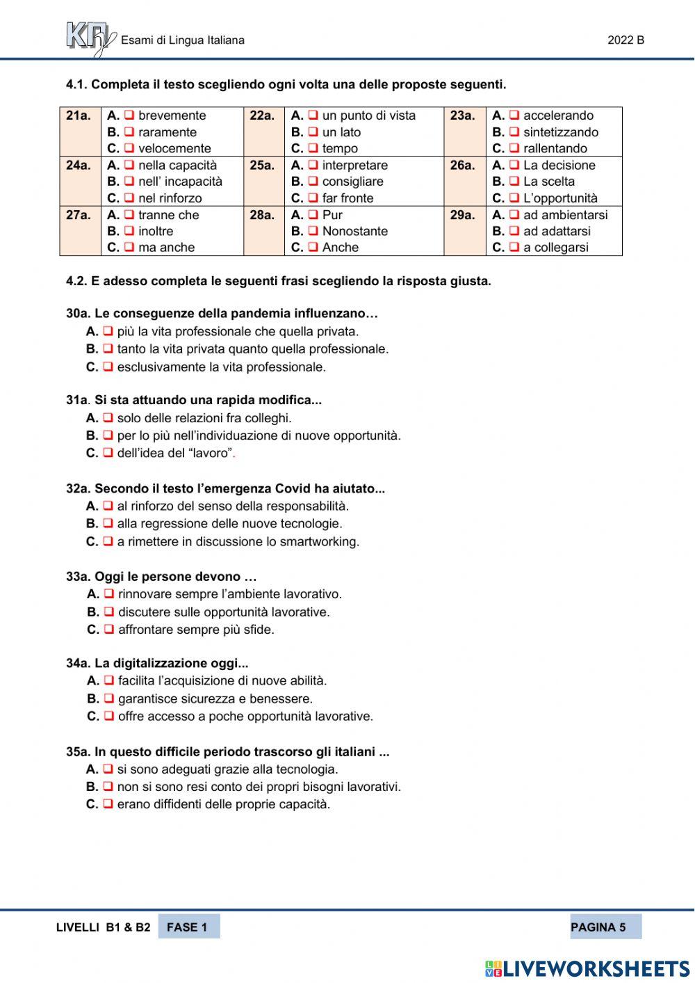 Kpg 2022b comprensione testi scritti