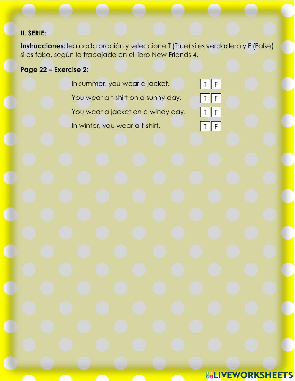 What can I wear? 1. 4°-Ficha4-2023