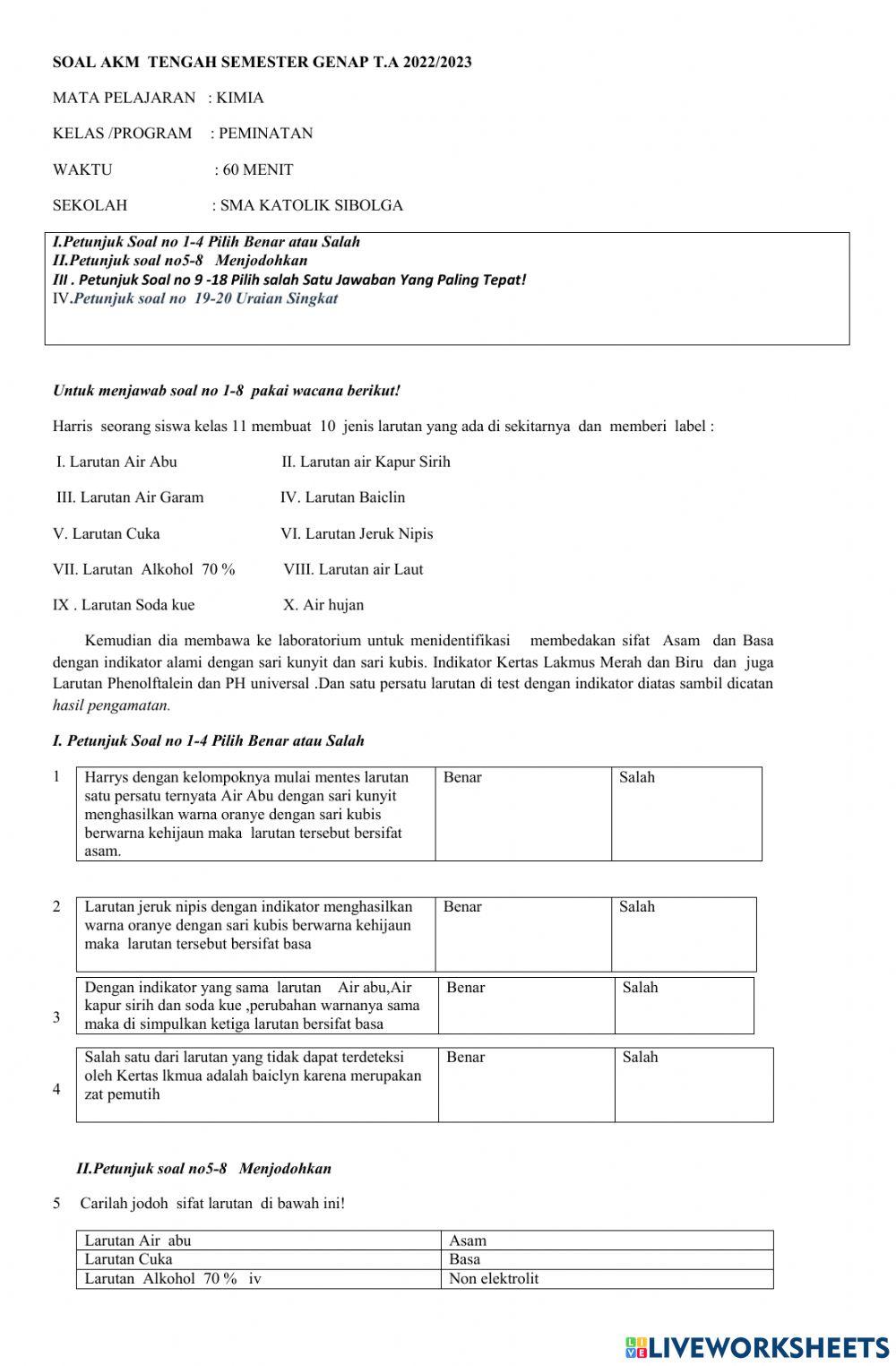 Ujian Tengah Semester
