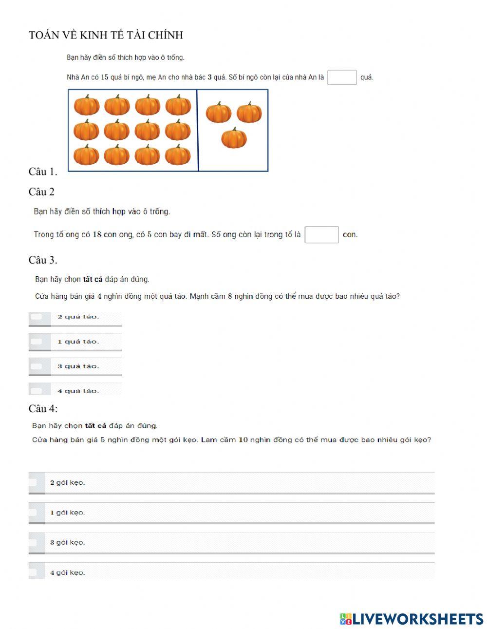 Đề ôn thi tổng hợp cấp tỉnh