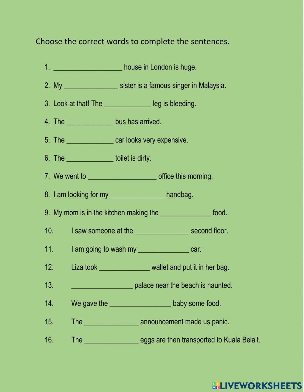 Green Apostrophe Green Apostrophe