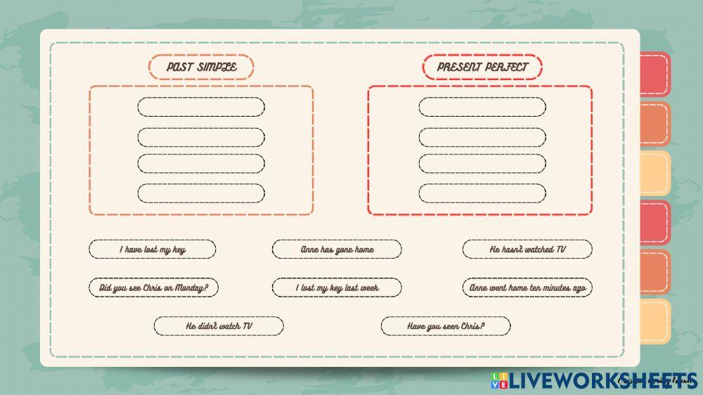 Past Simple VS Present Perfect