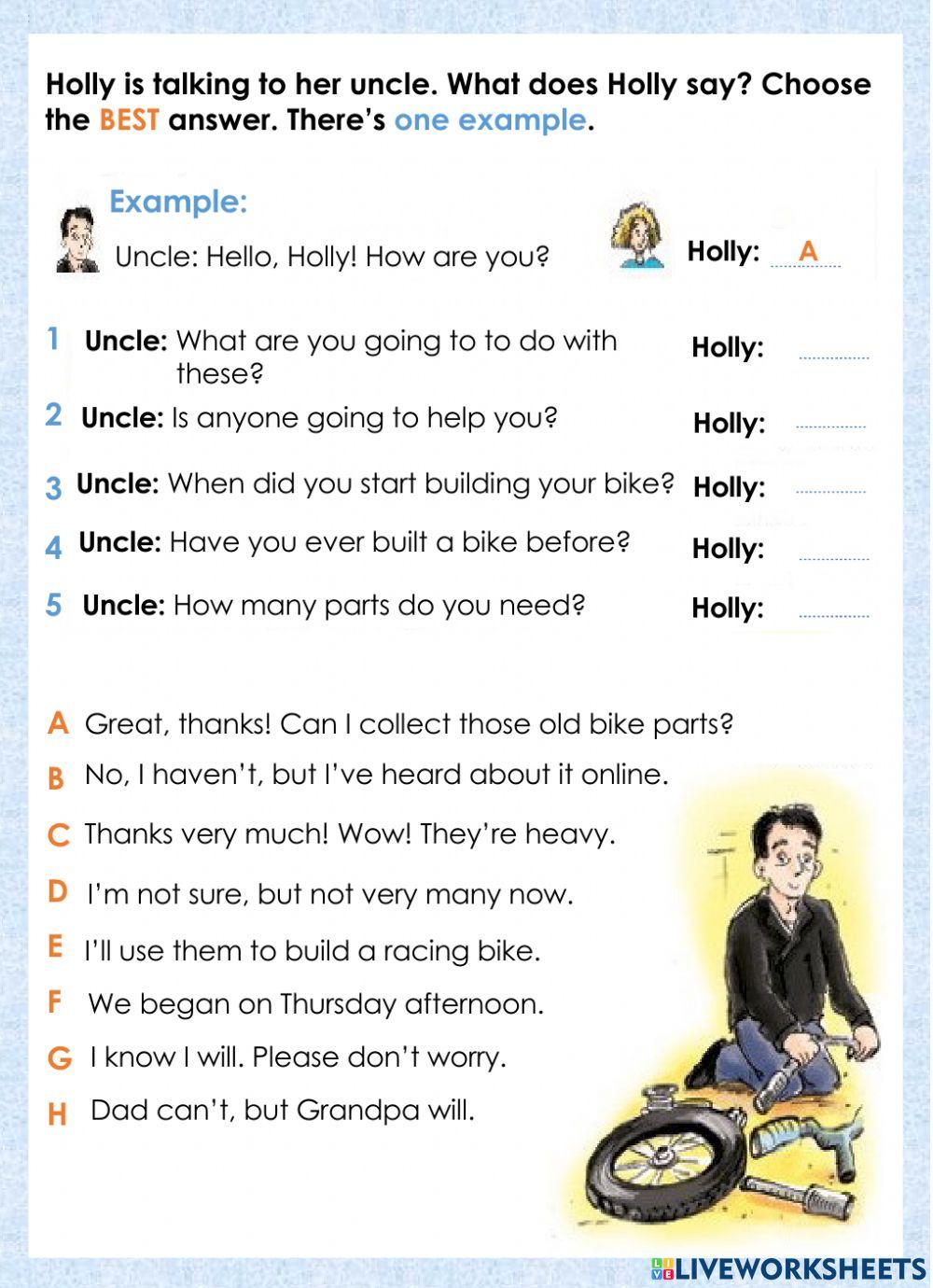 Brilliant bicycles- Conversation