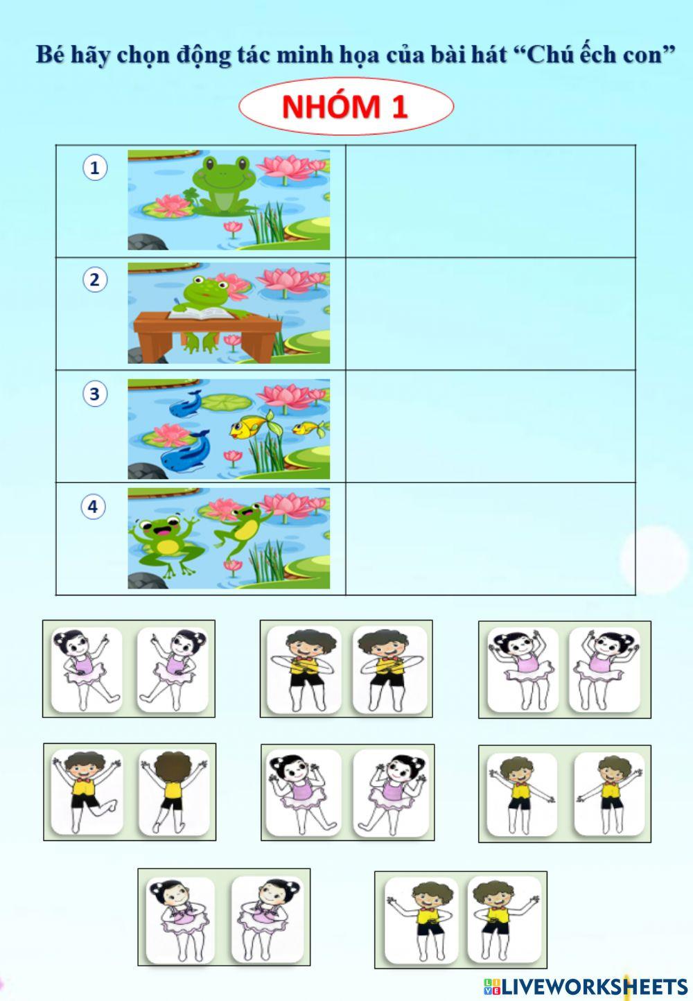 Bt chú ếch con nhóm 1
