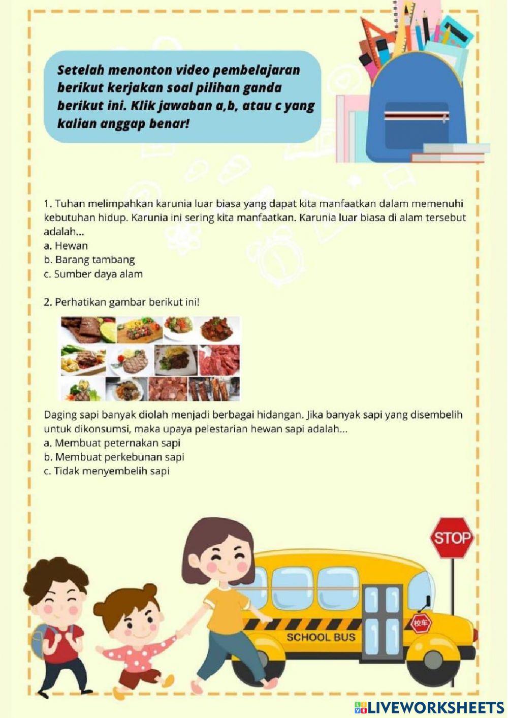 Pemanfaatan dan Pelestarian Sumber Daya alam