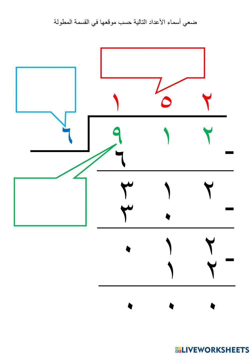 القسمة المطولة