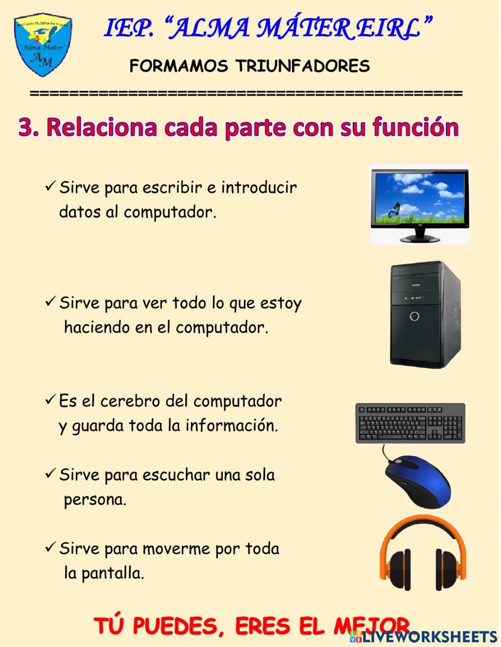 La computadora y sus partes