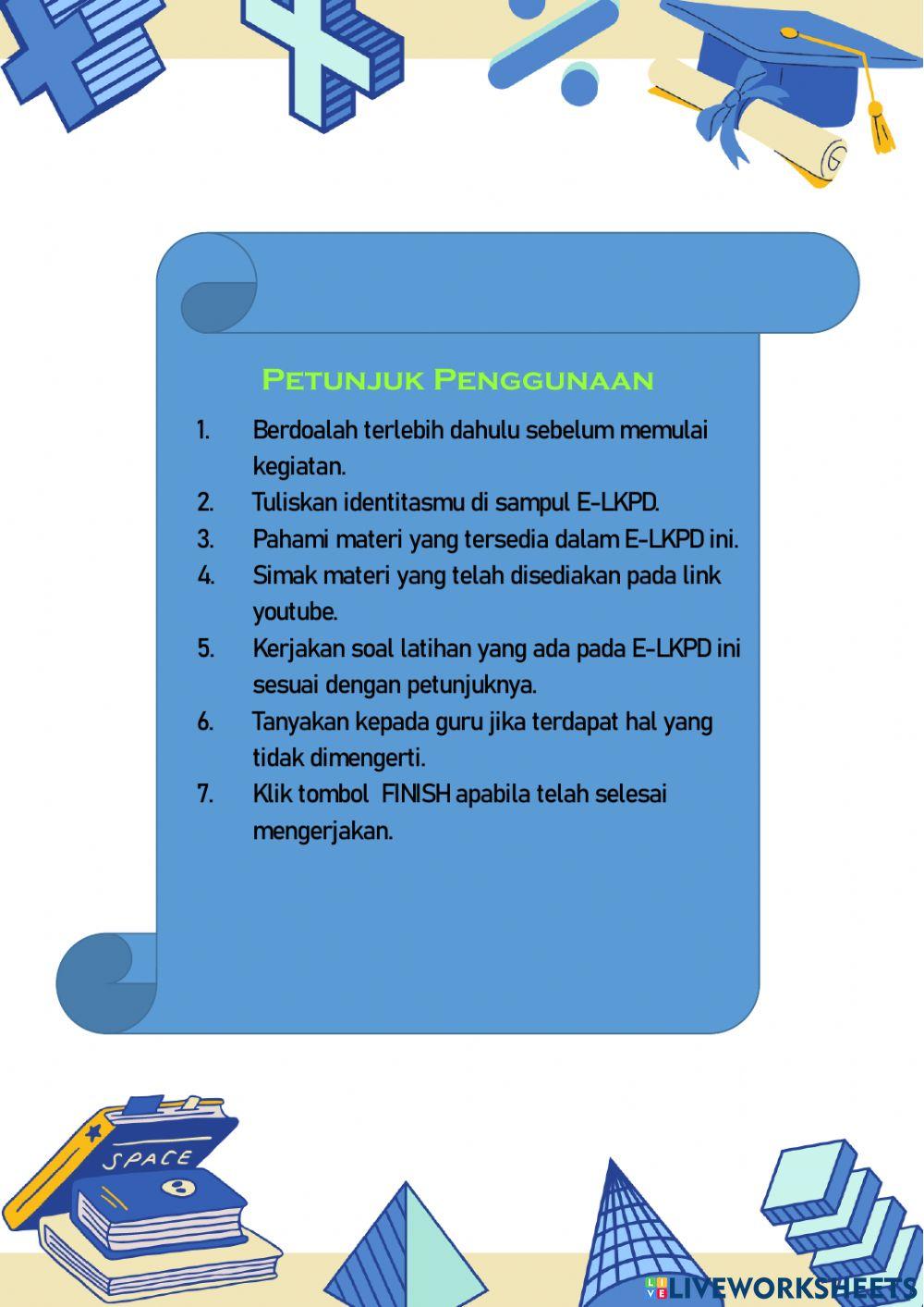 Materi E-LKPD Statistika