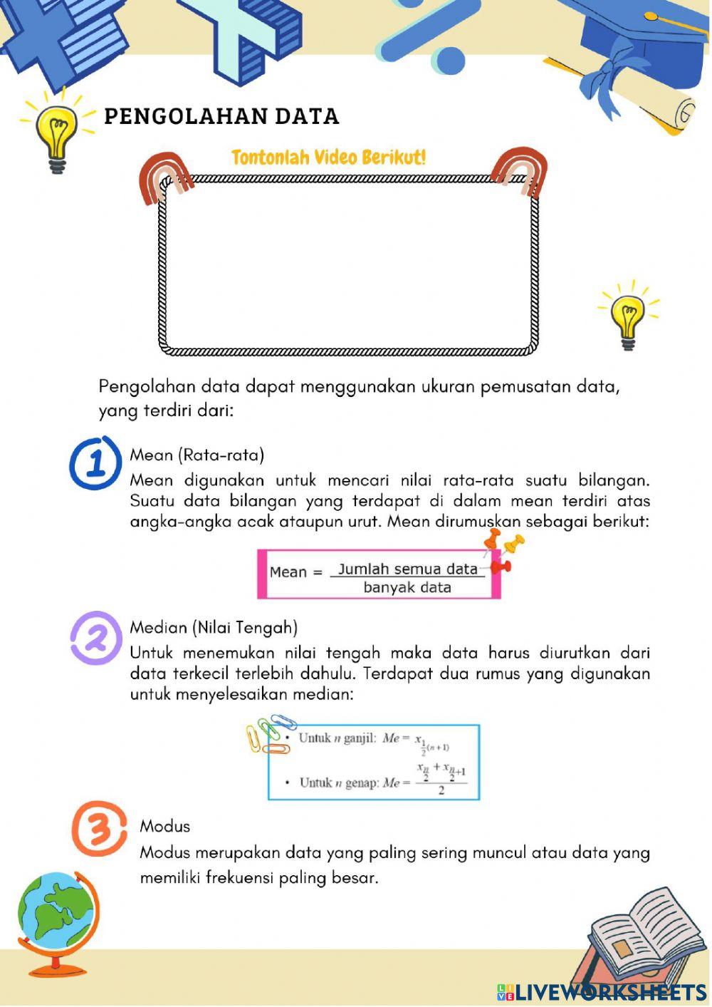 Materi E-LKPD Statistika